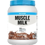 Muscle Milk 100 Calorie Protein Powder, 15g Protein, Chocolate, 1.65 Pound, 25 Servings