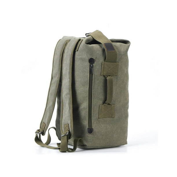 Qarigey grande para hombre, bolsa de viaje multifuncional para exteriores, bolso de hombro deportivo grande para montañismo, senderismo, Envolturas para manijas de equipaje Nuevo/Verde oscuro/S Qarigey AP012265-08