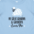 thumbnail image 4 of Inktastic My Great Grandpa and Grandma Love Me Boy Lamb Boys or Girls Baby T-Shirt, 4 of 5