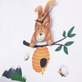 thumbnail image 2 of Miangastore 1Pc Living Room Children Room Three-dimensional Children Cartoon Bear Wall Clock, 2 of 9