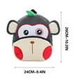 thumbnail image 3 of Kumdkd Cute Animal Backpack - Lightweight Bag with Padded Straps (26x24x10cm) Waterproof Daypack, 3 of 4
