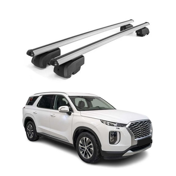 2020-2025 Hyundai Palisade Roof Rack Cross Bars Silver