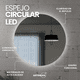 thumbnail image 3 of Espejo Led Luz Cálida Circular Diámetro 60 cm Imagen Hd, 3 of 6