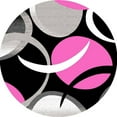 thumbnail image 2 of Planet Rugs Premium 3D Thick Abstract Indoor Area Rug 1062 Pink 2'7'' X 4', 2 of 10