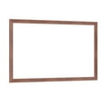 thumbnail image 4 of GZXS 60x40 Inch Large Wall Mirror with Walnut Aluminum Frame, Modern Farmhouse Style Full-Length Vanity Mirror for Bathroom, Bedroom, Living Room, Vertical or Horizontal Mount, 4 of 6