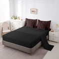 thumbnail image 5 of Feelyou Moose Elk Bedding Comforter Set 7 Pieces, Damask Aztec Triangle Full Bedding Set, 5 of 8