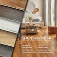 thumbnail image 4 of MADERA MAPLE Piso vinilico sistema click SPC estilo madera, 11 piezas, 2.45m2, resistente al agua, alto transito, 4 of 5