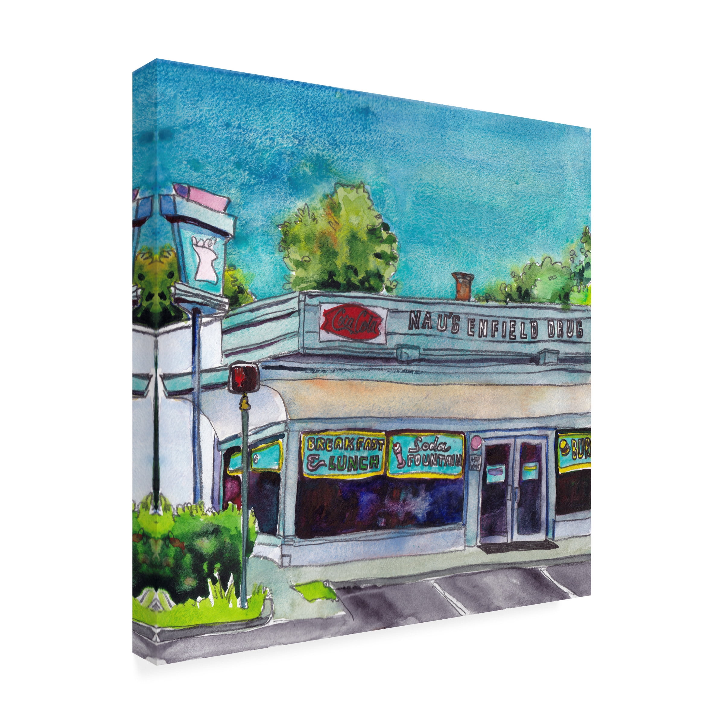 Paul McCreery 'Urban Study I' Canvas Art