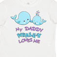 thumbnail image 4 of Inktastic My Daddy Whale-y Loves Me Boys or Girls Toddler T-Shirt, 4 of 5