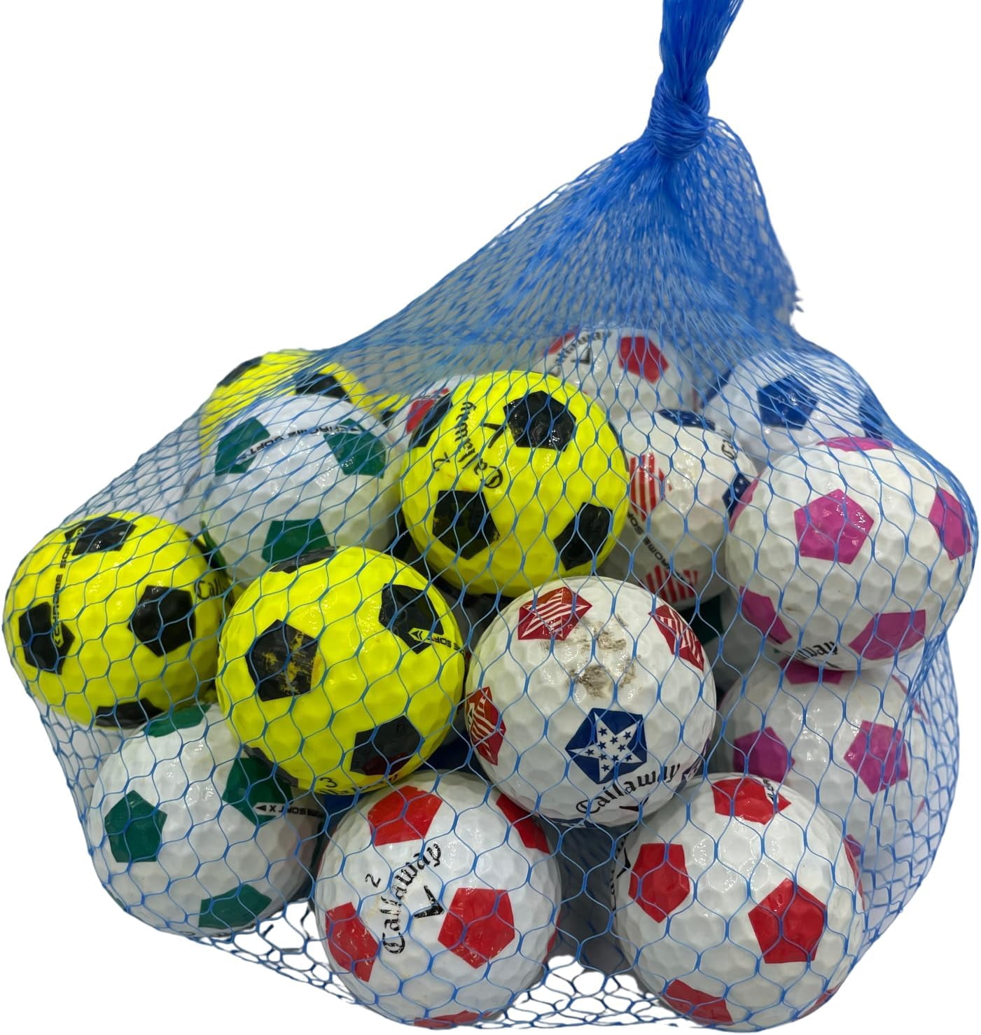 Golf Ball Planet - Callaway Chrome Soft Truvis Mix Recycled Golf Balls 24 Pack (3A/Good)