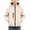 Beige-1, variant on Boys Girls Fashion Waterproof Rain Jacket Long Sleeve Hooded Raincoat with Pockets Lightweight Kids Rain Coat