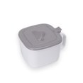 thumbnail image 2 of Caja de especias Combinación Kit de condimentos de rejilla múltiple Cajas de almacenamiento Contenedores a prueba de polvo Frascos a prueba de humedad Cocina Sal Hierba Blanco Gris Jumpingount  HA011905-01, 2 of 7