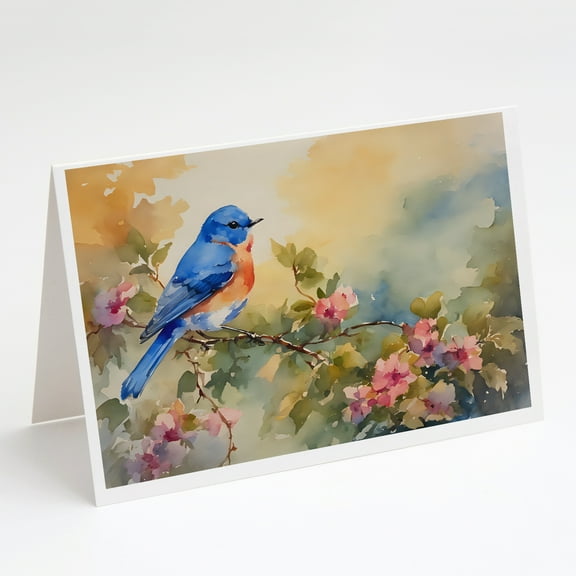 Bluebird Greeting Cards Pack of 8 7 in x 5 in