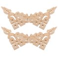 thumbnail image 4 of Shisuyan Applique en Bois Kaki 4 Pcs 5.50x3.93x1.18 Po, 4 of 8