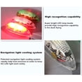 thumbnail image 3 of 3PCS/Set RC Plane LED Light Kit for Jet Airplane Aircraft Fix Wing Quadcopter, Rechargeable Red Green White LED Flashing Lights, Super Bright Little Navigation Light for Safe and Fun Dusk, 3 of 7