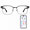 Silvery(AI), variant on Genxenon Bluetooth Glasses with Photochromic Lenses for Men and Women,Voice Assistant,Hands-Free Calls,Gold Metal Half Frame Unisex,Suitable for Meetings and Offices