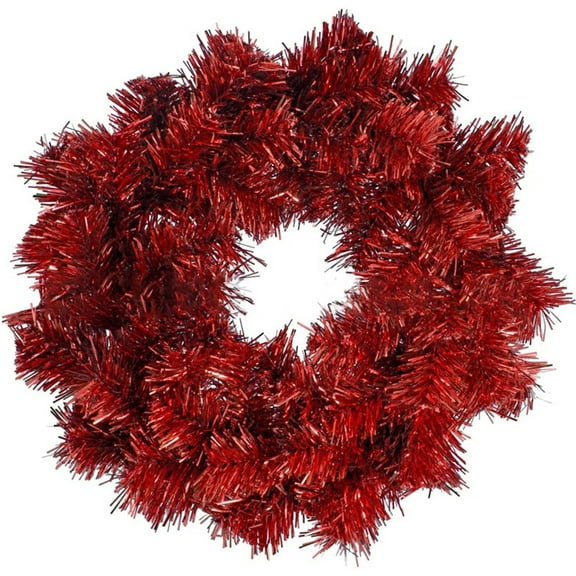Christmas Art Strip Garland Decoration Red Artificial Needle Window Display Door Hanging Decoration Atmosphere Wall Hanging 30cm Christmas Wreaths For Front Door, Christmas Wreaths