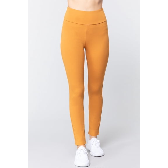Waist Band Long Ponte Pants