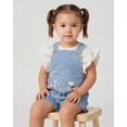 thumbnail image 5 of Disney Minnie Mouse Girls Shortall Overalls and T-Shirt Set, Toddler & Little Kids Spring Summer Outfit (Pink, 2T), 5 of 5