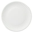 Great Value Uncoated, Microwave Safe, Disposable Paper Lunch Plates, 9 inch, 100 Plates, White