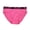 Hot Pink, variant on Jamicy Women's Panties Cotton Underwear Full Coverage Soft Landies Hipster Panties Breathable Briefs Underpants Stretch