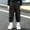 Black, variant on Toddler Boys Quilted Snow Pants Warm Elastic Waist Straight Leg Baggy Kids Winter Pants Navy 2-5 T