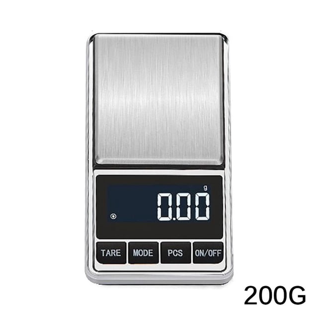 Báscula electrónica de 200g/500g, báscula de bolsillo impermeable resistente al desgaste, báscula electrónica portátil, báscula de pesaje Herramientas y accesorios para hornear 200g/0.01g Bearachild HA025928-01