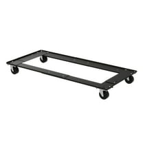 Hirsh Adjustable Cabinet Dolly for Lateral Files and Storage Cabinets, Black