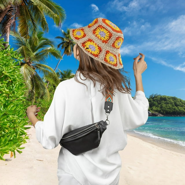 KOKOPARK Chapeaux de Soleil pour Femmes Mode Automne Indispensables Chapeau Seau Vacances Séchage Rapide Compression Plage Pêche Multicolore14