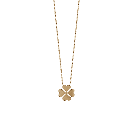 Mystigrey Clover 18K Gold Plated Necklace for Women