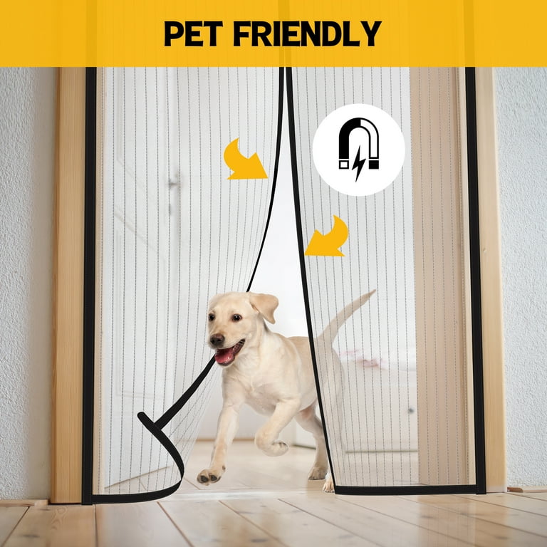Dog friendly store screen door