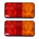 thumbnail image 4 of Calaveras 2 uds 12V indicador luz de freno 30W luz lateral de camión 10LED para remolque caravana furgoneta, 4 of 5