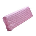 thumbnail image 4 of Cabecero de cama de seda de lujo a prueba de polvo con funda extraíble, romántico y decorativo para dormitorio. Rosado, 4 of 8