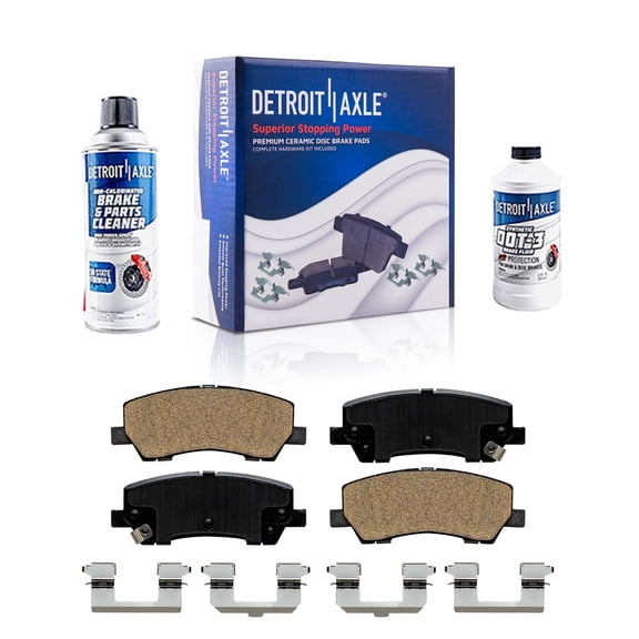 Detroit Axle - Rear Ceramic Brake Pads for 2015-2019 Ford Mustang 2016 2017 2018