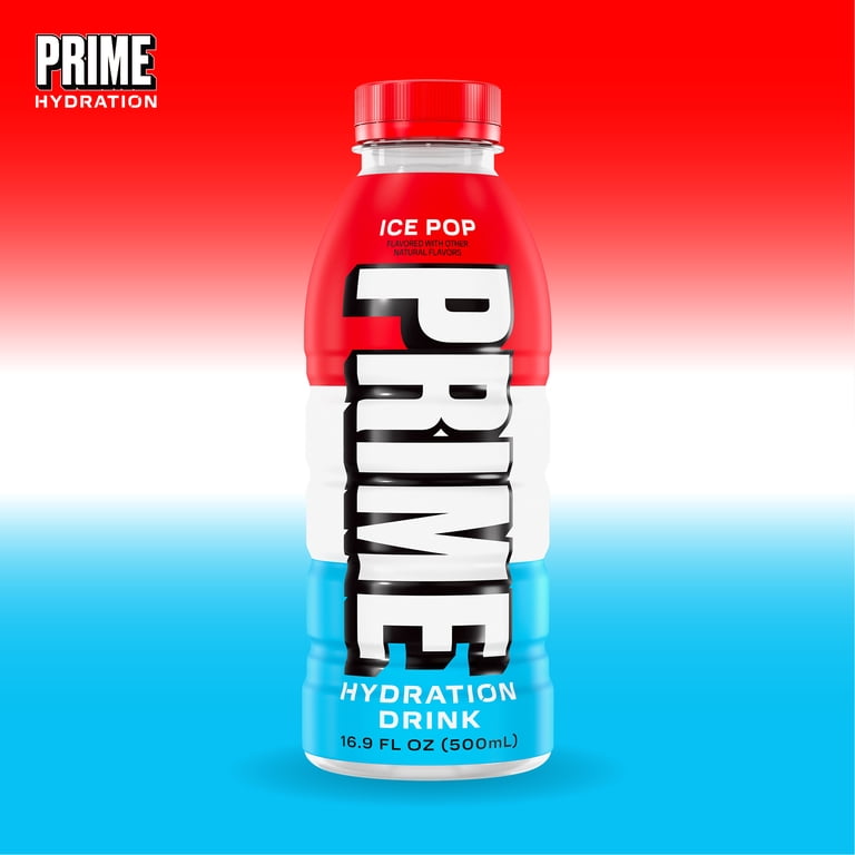Prime Hydration Drink, Electrolyte Infused, Ice Pop Flavor, 16.9