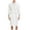 White, variant on Men’s Robe Plus Size Bathrobe Lightweight Spa Soft Sleepwear V Neck Long Sleeve Sleepwear With Pockets Black 3XL