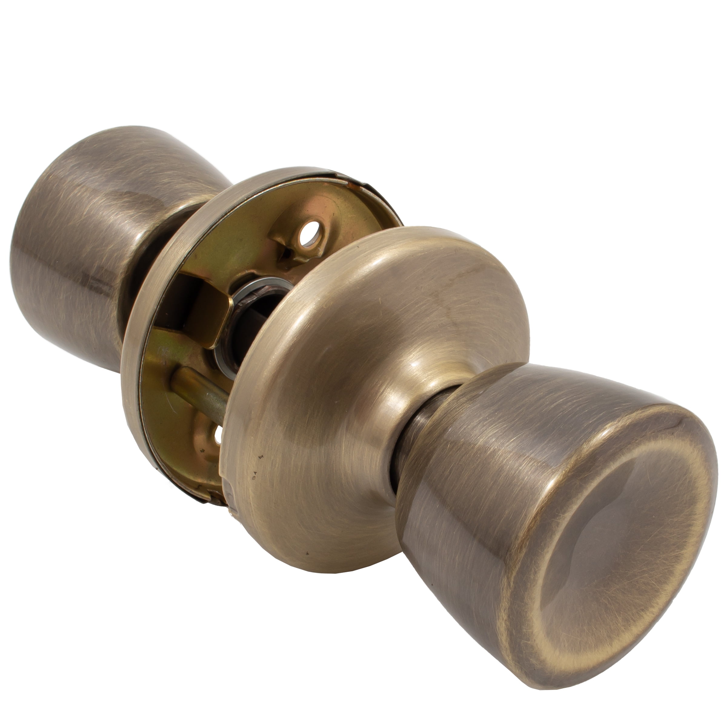 Weiser 795901 Welcome Home Antique Brass Hall and Closet Door Knob -  Walmart.com