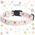 thumbnail image 2 of Collar de perro Faygarsle Cotton Designer con flor para perras, 2 of 5
