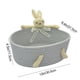 thumbnail image 3 of Cesta Tejida a Mano, Cesta de Almacenamiento, Cesta de Almacenamiento Miscelánea, Lindos Conejos, Osito de Peluche de Escritorio, Cesta Pequeña, Cesta de Entrada, 3 of 6