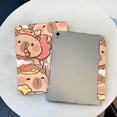 thumbnail image 2 of Tuohive iPad Case for iPad Mini4/5 7.9in Auto Wake Sleep TPU Smart Stand Back Cover with Pencil Holder Cartoon Capybara, 2 of 12