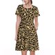 thumbnail image 1 of Fotbe Leopard Print Vestido Largo de Moda para Mujer, Vestido Tipo Camiseta con Manga Corta y Estilo Casual a Rayas y Bloques de Color, 1 of 6