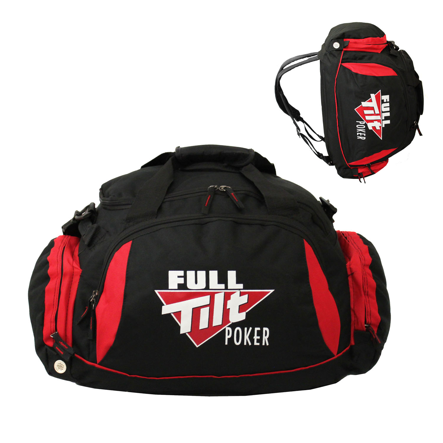 Full Tilt Poker Convertible 21" Sport Duffel Gym/Travel Bag Backpack