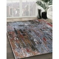 thumbnail image 3 of Ahgly Company Machine Washable Indoor Rectangle Industrial Modern Coffee Brown Area Rugs, 8' x 12', 3 of 7