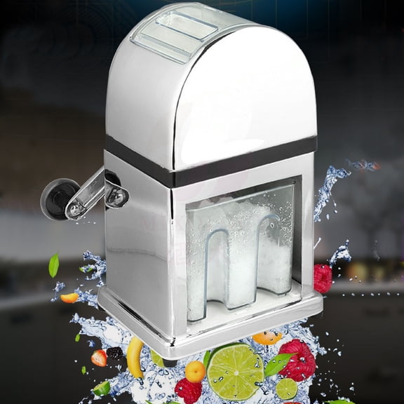 Hand Cranked Ice Crusher, Multifunctional Ice Blender, Suitable for Making Cold Drinks, Milk Tea, and Cocktails, Crushed Ice Dessert
