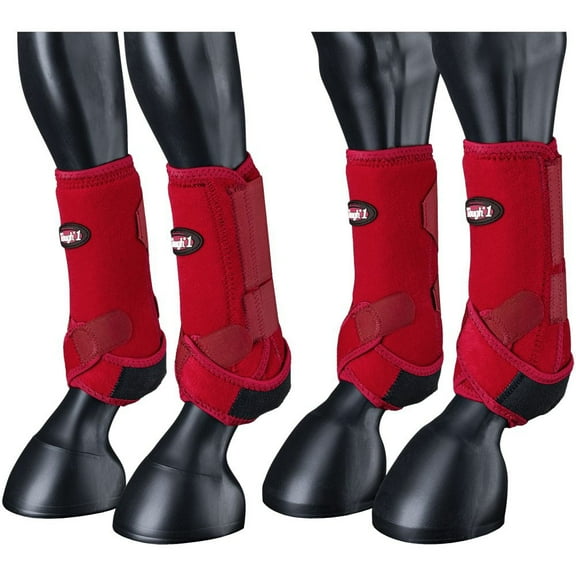 Tough 1 Boots Max Sport Cooltex Front & Rear Pair S Red 64-2022S