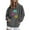 Gray, variant on Halloween Hoodies Womens Fall Winter Hooded Jacket Loose Casual Fleece Sweatshirts Funny Halloween Ghost Graphic Printed Long Sleeve Sweaters Pullover with Pocket
