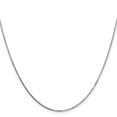 thumbnail image 3 of Leslie's 14K White Gold .8 mm Box Chain (Weight: 2.05 Grams, Length: 16 Inches), 3 of 5
