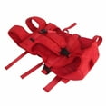 thumbnail image 2 of Mochila frontal para mascotas, manos libres, ajustable, transpirable, portátil, mochila para perros, para caminar, senderismo, bicicletas, rojo, L, 2 of 5