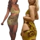 thumbnail image 1 of Txlixc Mujeres Estilo de Ocio Colgando Cuello Con Cordones Sin Mangas Hueco Delgado Mini Falda Txlixc Sexy, 1 of 9
