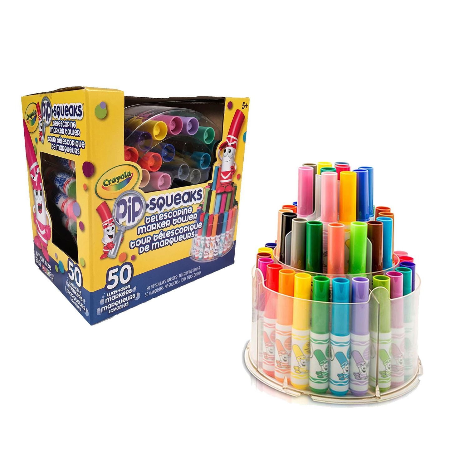 Tour téléscopique pour marqueurs Crayola Pipsqueaks Marqueurs Pipsqueaks